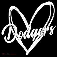 Dodgers Heart Sport Lover Fan Flatbill Hat