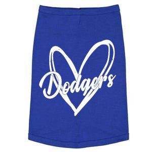 Dodgers Heart Sport Lover Fan Doggie Tank