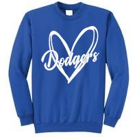 Dodgers Heart Sport Lover Fan Tall Sweatshirt