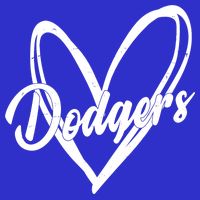 Dodgers Heart Sport Lover Fan Toddler Sweatshirt