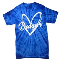 Dodgers Heart Sport Lover Fan Tie-Dye T-Shirt