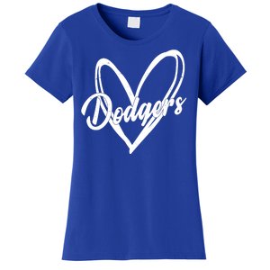 Dodgers Heart Sport Lover Fan Women's T-Shirt