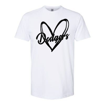 Dodgers Heart Sport Lover Fan Softstyle® CVC T-Shirt