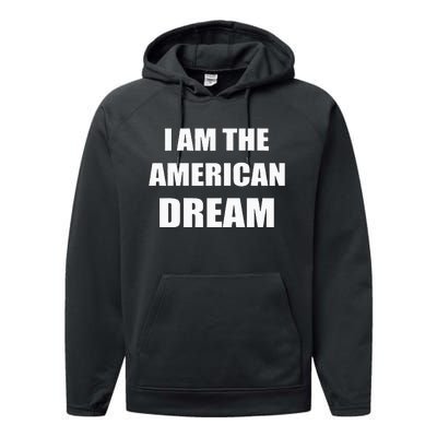 Dump Him & Say I Am The American Dream Be Like Britney Funny Performance Fleece Hoodie