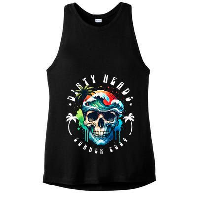 Dirty Heady Summer 2024 Beach Ladies PosiCharge Tri-Blend Wicking Tank