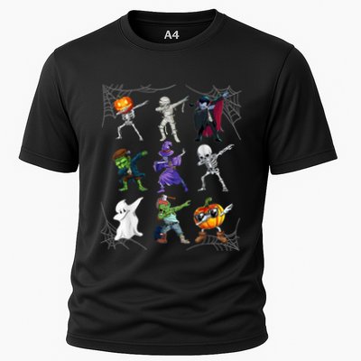 Dabbing Halloween Skeleton Zombie Scary Pumpkin Mummy Performance Shirt