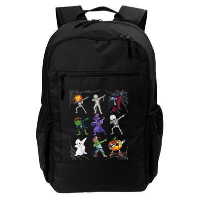 Dabbing Halloween Skeleton Zombie Scary Pumpkin Mummy Backpack