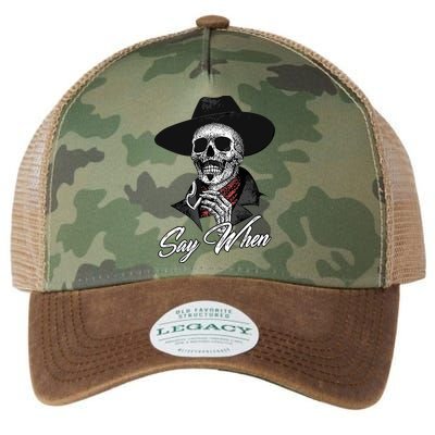 Doc Holiday Say When Skull Legacy Tie Dye Trucker Hat
