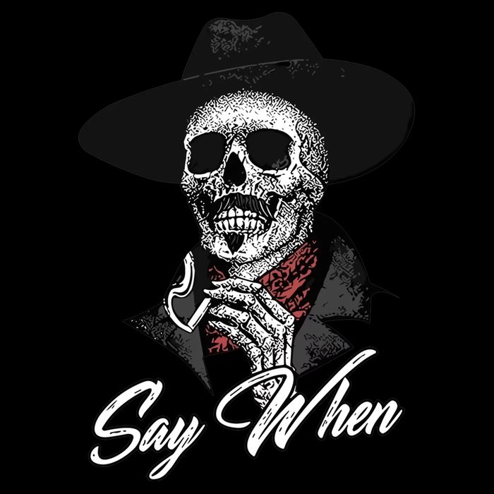 Doc Holiday Say When Skull Bag