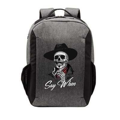 Doc Holiday Say When Skull Vector Backpack