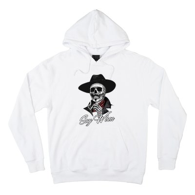 Doc Holiday Say When Skull Hoodie