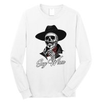 Doc Holiday Say When Skull Long Sleeve Shirt