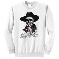 Doc Holiday Say When Skull Sweatshirt