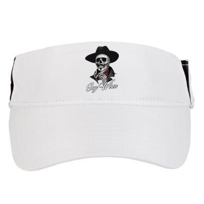Doc Holiday Say When Skull Adult Drive Performance Visor