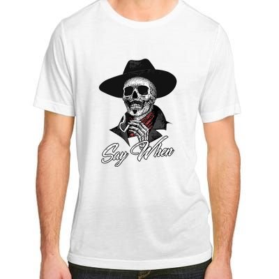 Doc Holiday Say When Skull Adult ChromaSoft Performance T-Shirt