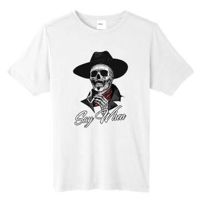 Doc Holiday Say When Skull Tall Fusion ChromaSoft Performance T-Shirt