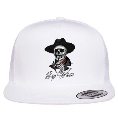 Doc Holiday Say When Skull Flatbill Hat