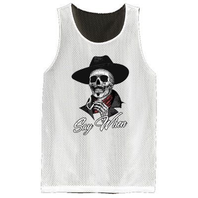 Doc Holiday Say When Skull Mesh Reversible Basketball Jersey Tank