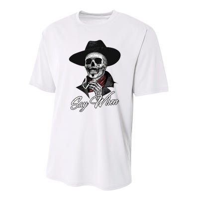 Doc Holiday Say When Skull Performance Sprint T-Shirt