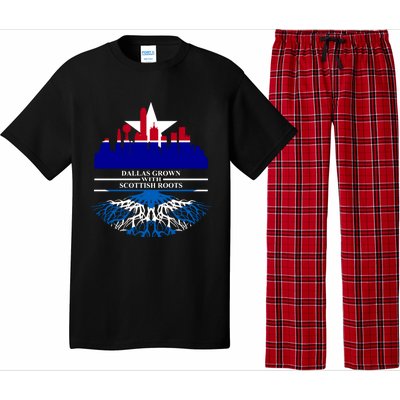 Dallas Half Scottish Roots Dallasite Texas Dallas Scotland F Gift Pajama Set