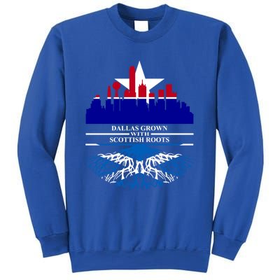 Dallas Half Scottish Roots Dallasite Texas Dallas Scotland F Gift Sweatshirt