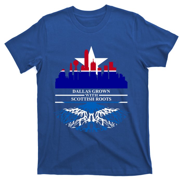 Dallas Half Scottish Roots Dallasite Texas Dallas Scotland F Gift T-Shirt