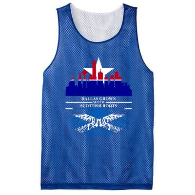 Dallas Half Scottish Roots Dallasite Texas Dallas Scotland F Gift Mesh Reversible Basketball Jersey Tank