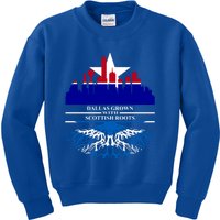 Dallas Half Scottish Roots Dallasite Texas Dallas Scotland F Gift Kids Sweatshirt