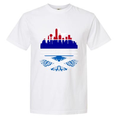 Dallas Half Scottish Roots Dallasite Texas Dallas Scotland F Gift Garment-Dyed Heavyweight T-Shirt