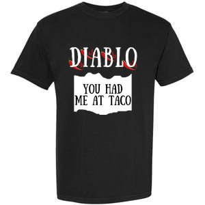 Diablo Hot Sauce Packet Group Costume Garment-Dyed Heavyweight T-Shirt