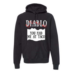 Diablo Hot Sauce Packet Group Costume Premium Hoodie