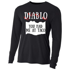 Diablo Hot Sauce Packet Group Costume Cooling Performance Long Sleeve Crew