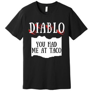 Diablo Hot Sauce Packet Group Costume Premium T-Shirt