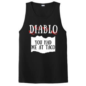 Diablo Hot Sauce Packet Group Costume PosiCharge Competitor Tank