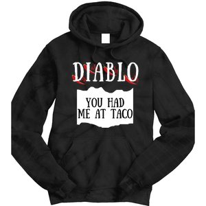 Diablo Hot Sauce Packet Group Costume Tie Dye Hoodie