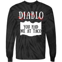 Diablo Hot Sauce Packet Group Costume Tie-Dye Long Sleeve Shirt