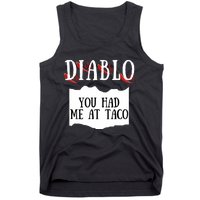 Diablo Hot Sauce Packet Group Costume Tank Top