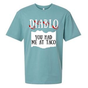 Diablo Hot Sauce Packet Group Costume Sueded Cloud Jersey T-Shirt