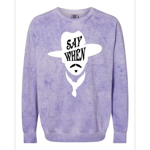 Doc Holliday Say When Colorblast Crewneck Sweatshirt