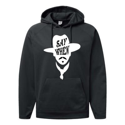 Doc Holliday Say When Performance Fleece Hoodie