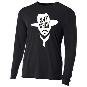 Doc Holliday Say When Cooling Performance Long Sleeve Crew