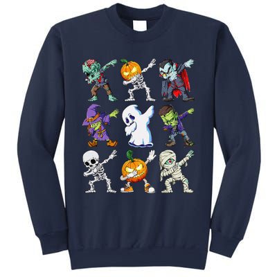 Dabbing Halloween Skeleton Zombie Scary Pumpkin Mummy Sweatshirt