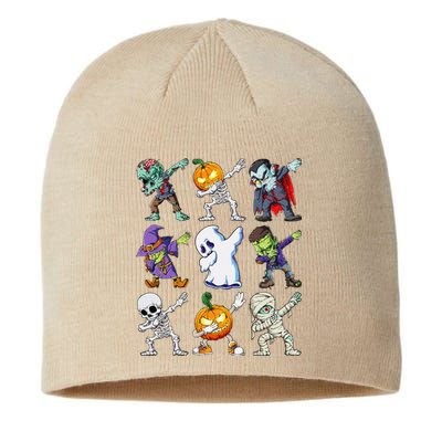 Dabbing Halloween Skeleton Zombie Scary Pumpkin Mummy Sustainable Beanie