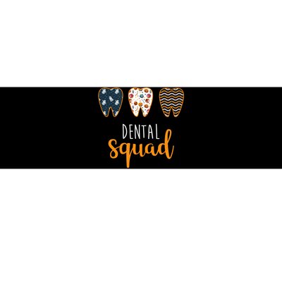 Dental Halloween Squad Bumper Sticker