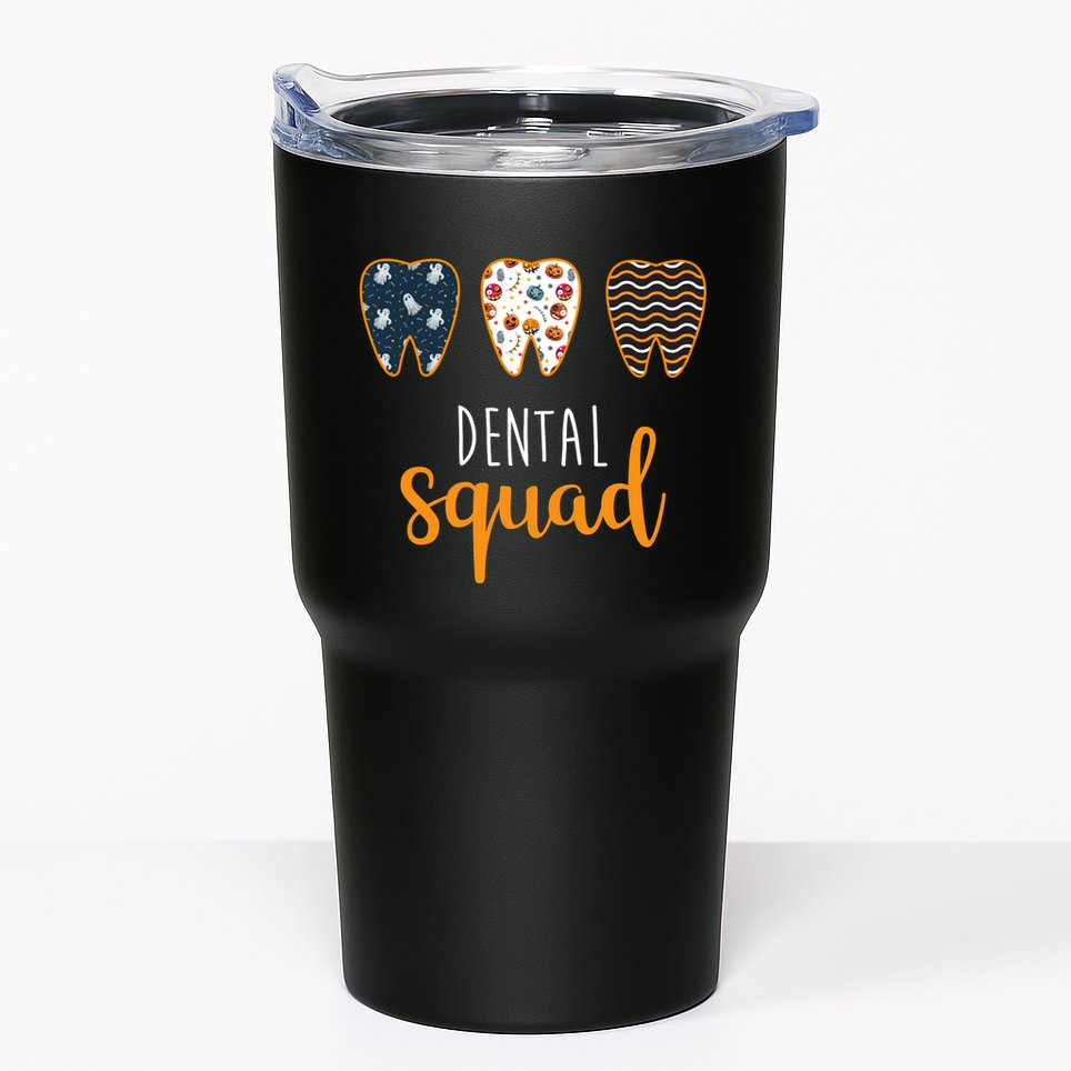 Dental Halloween Squad Tumbler