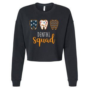 Dental Halloween Squad Cropped Pullover Crew