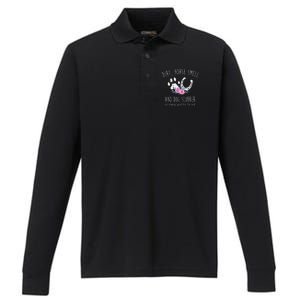 Dirt Horse Smell And Dog Slobber Performance Long Sleeve Polo