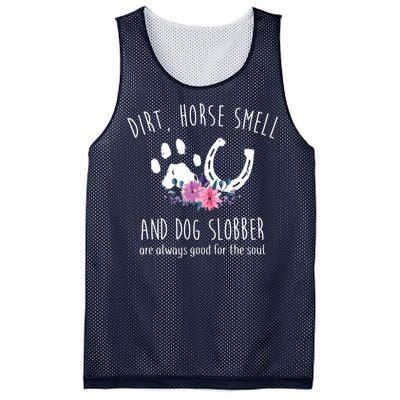 Dirt Horse Smell And Dog Slobber Horse Lover Mesh Reversible Basketball Jersey Tank