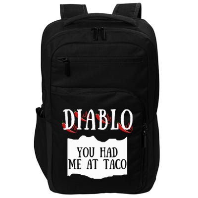 Diablo Hot Sauce Packet Group Costume Impact Tech Backpack