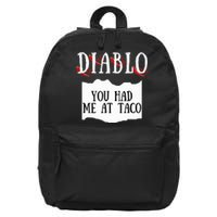 Diablo Hot Sauce Packet Group Costume 16 in Basic Backpack